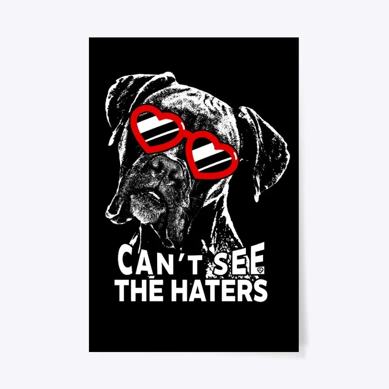 Boxer Dog Can't See T-Shirt